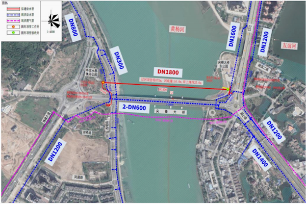 尖峰大桥新建给水管道工程社会稳固危害评估征询意见公示